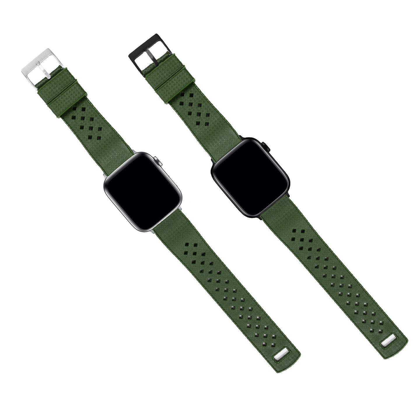 Apple Watch | Tropical-Style | Army Green - Barton Watch Bands