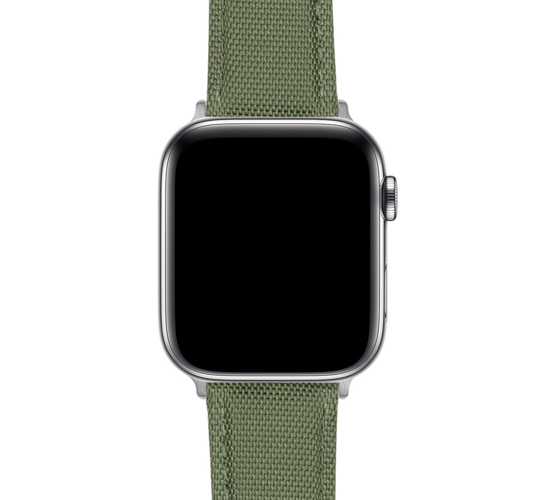 Apple Watch | Army Green Sailcloth - Barton Watch Bands
