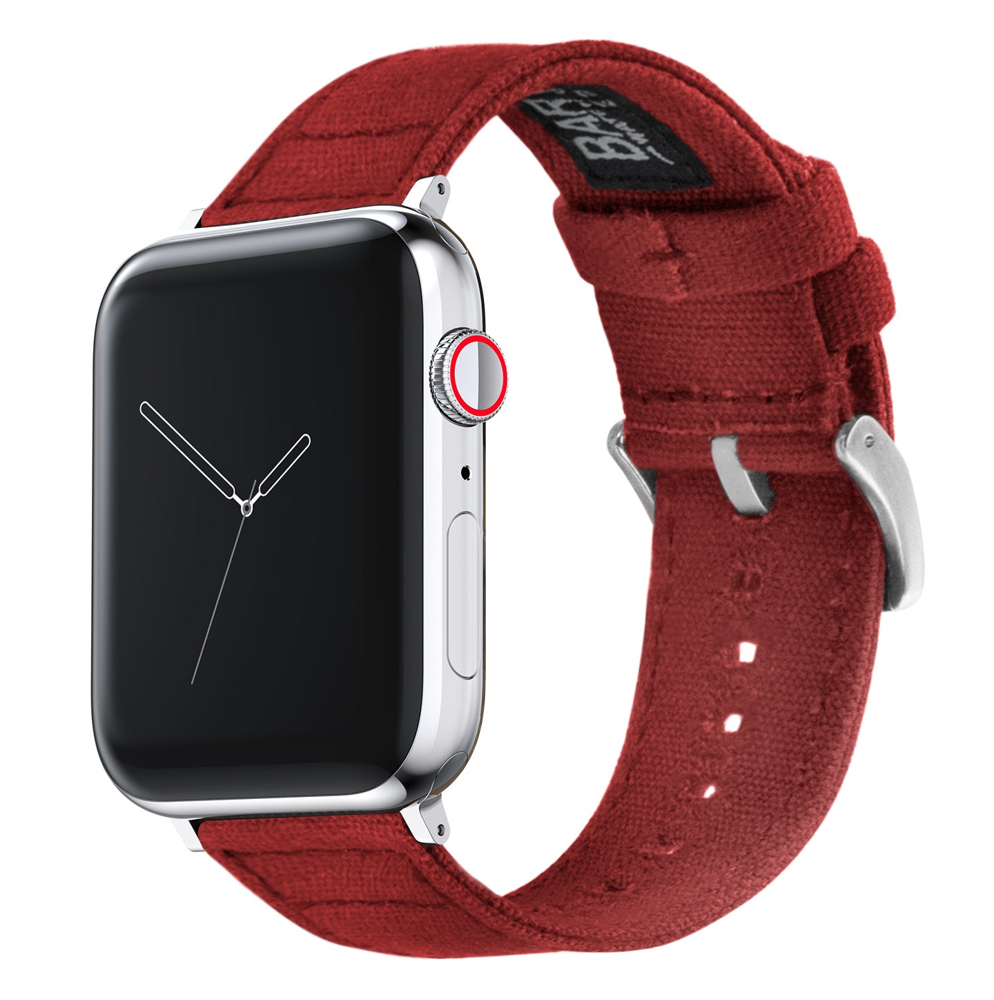 Apple Watch | Crimson Red Canvas - Barton Watch Bands