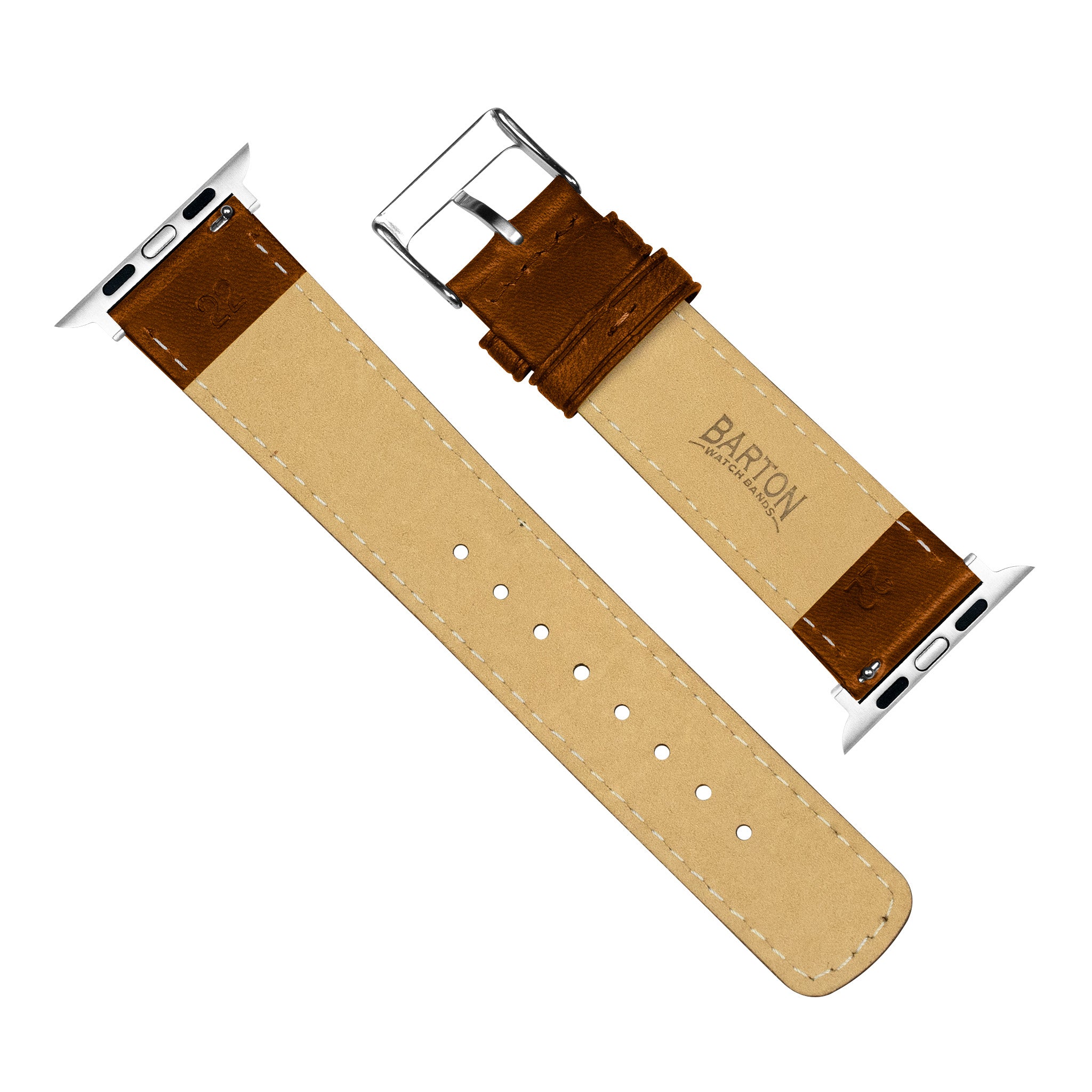 Apple Watch Caramel Brown Classic Horween® Leather Watch Band