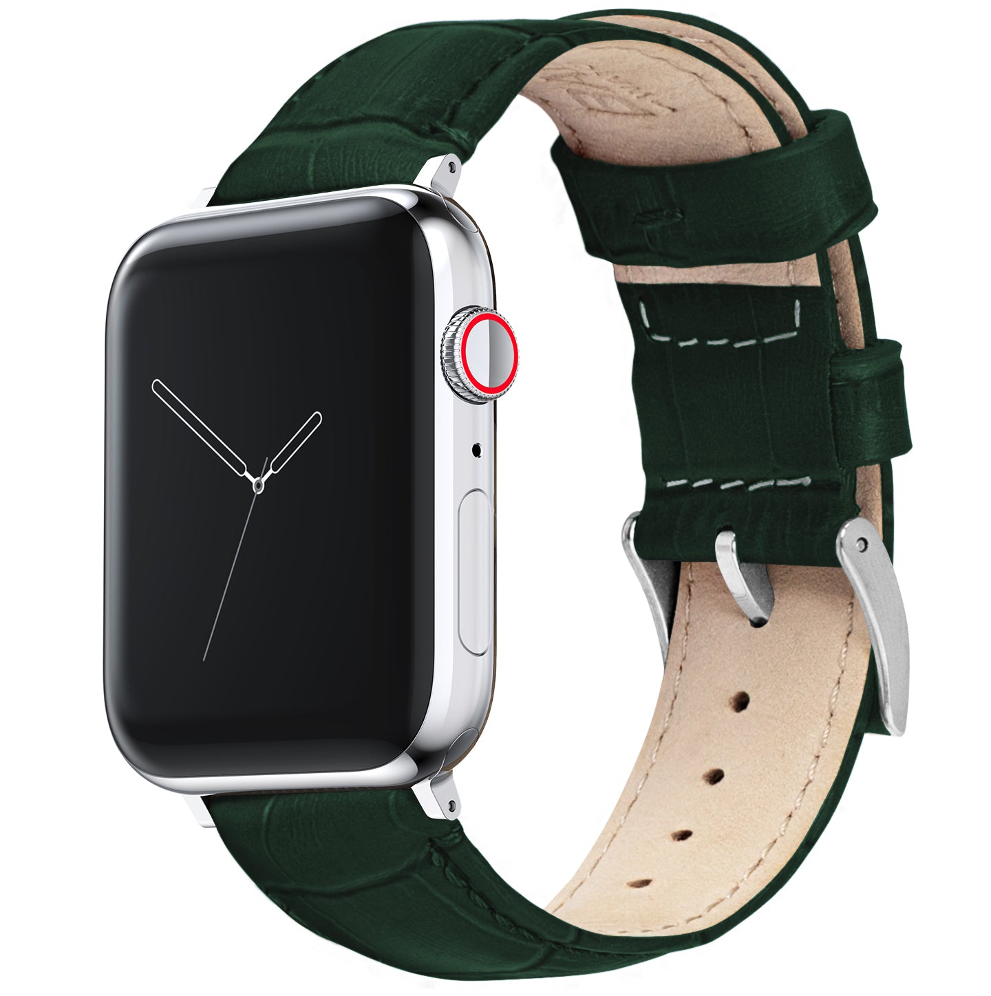 Apple Watch | Forest Green Alligator Grain Leather - Barton Watch Bands