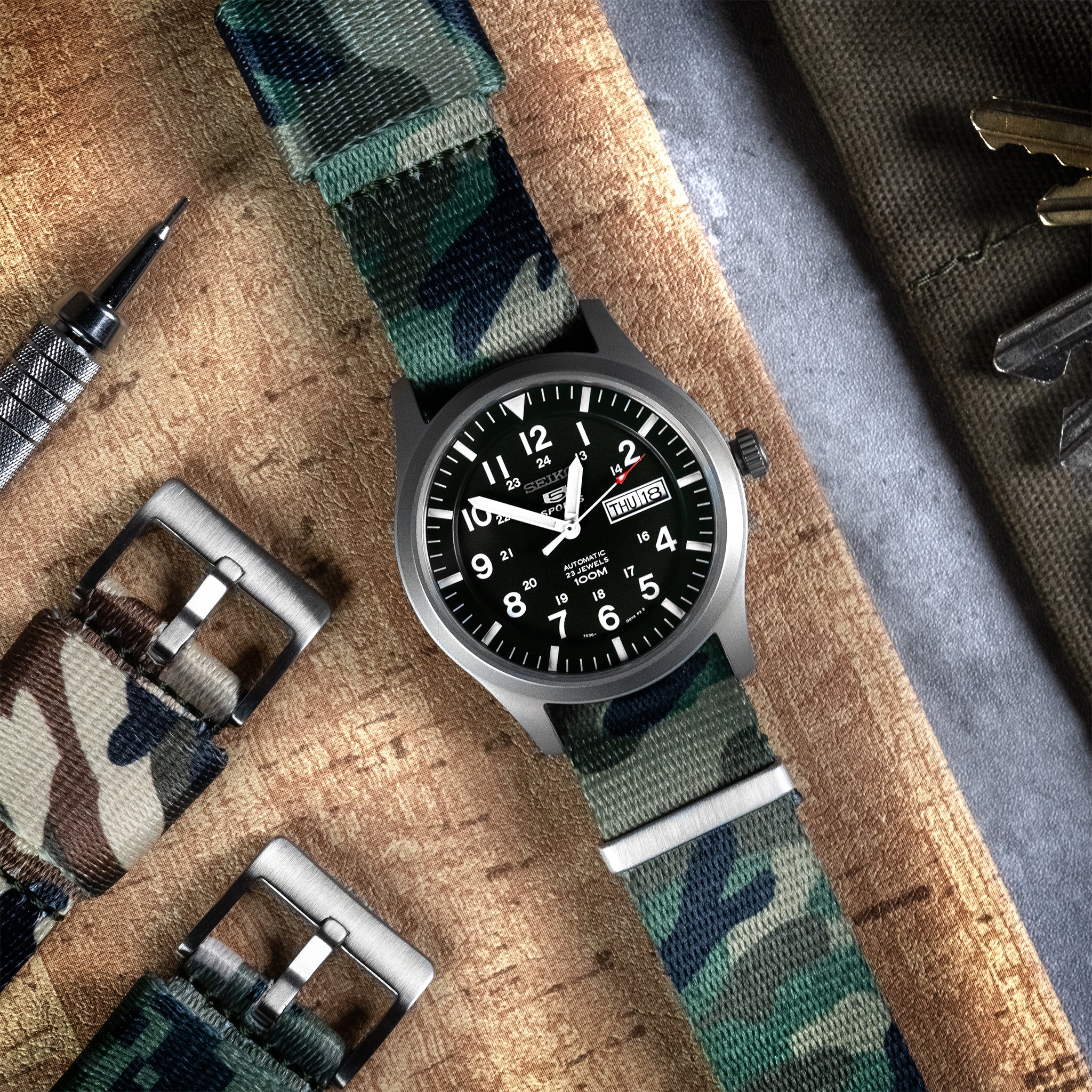 Classic Camouflage Elite Nylon NATO® style Watch Band