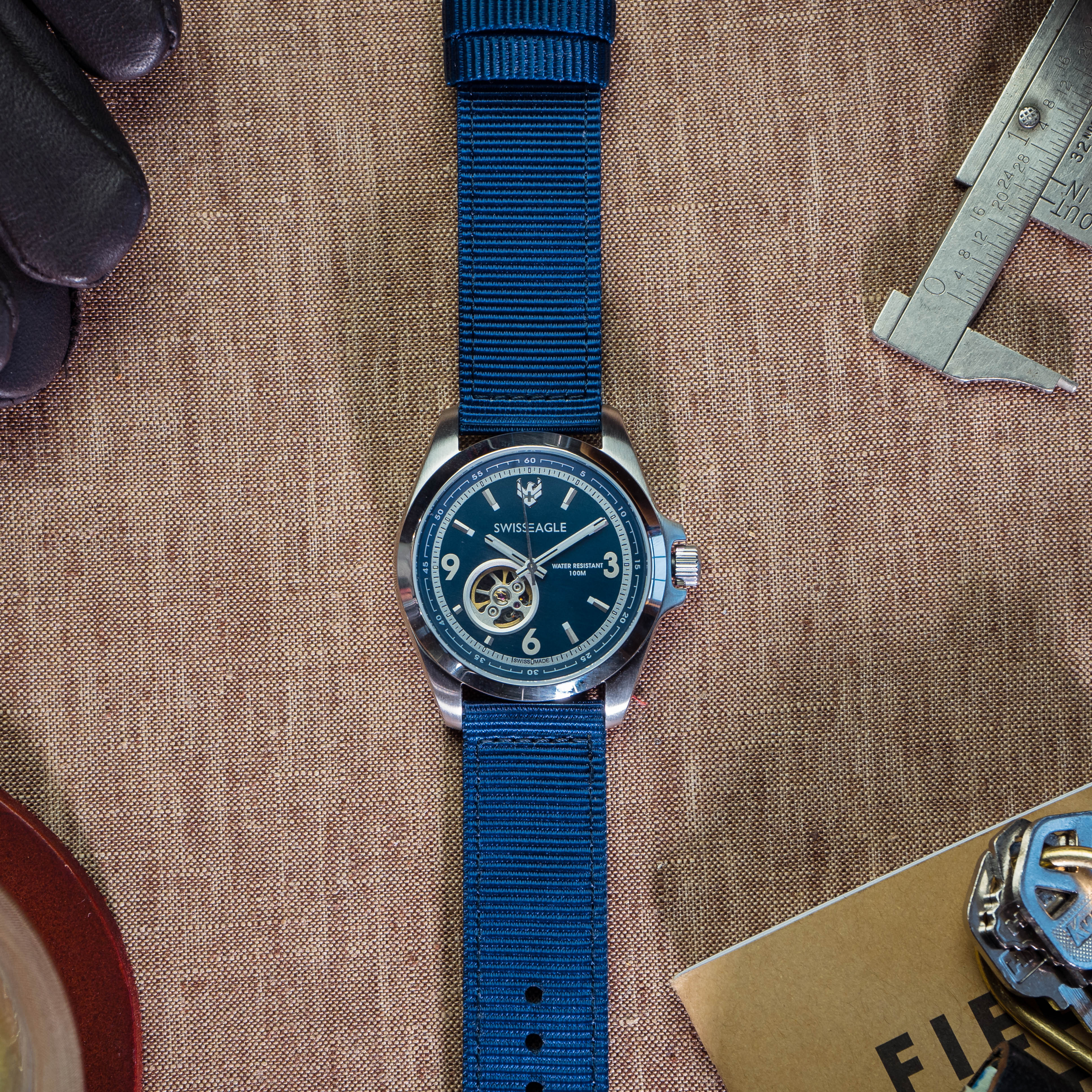 Navy Blue | Two-Piece NATO¨ style - Barton Watch Bands
