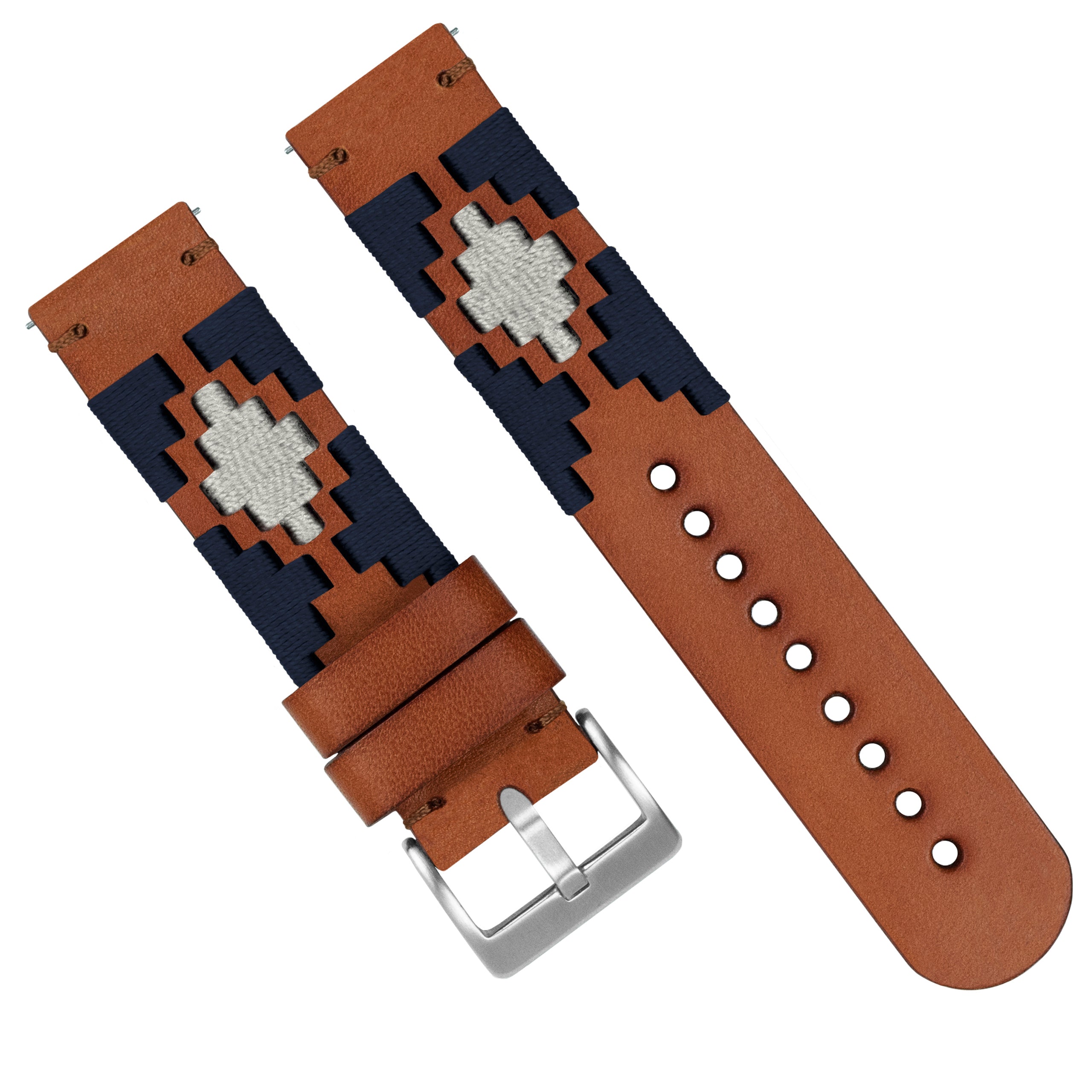 Navy & Linen | Gaucho - Barton Watch Bands