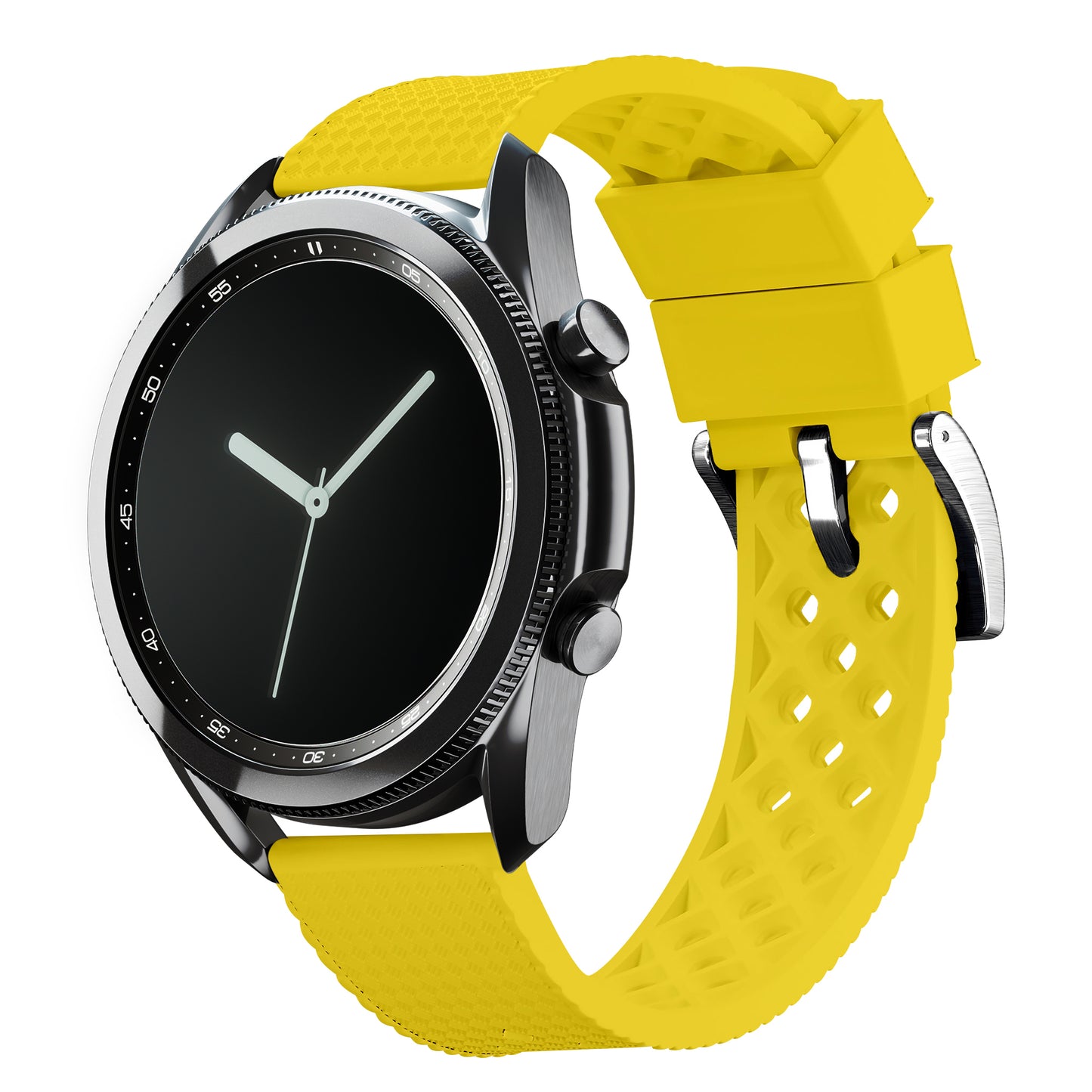 Samsung Galaxy Watch3 Tropical Style Yellow Watch Band