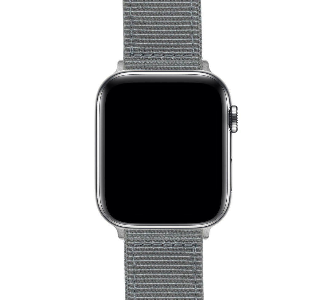 Apple Watch | Two-piece NATO® style | Smoke Grey - Barton Watch Bands