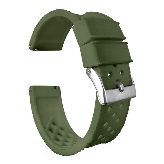 Gear Sport Tropical Style Army Green Watch Band