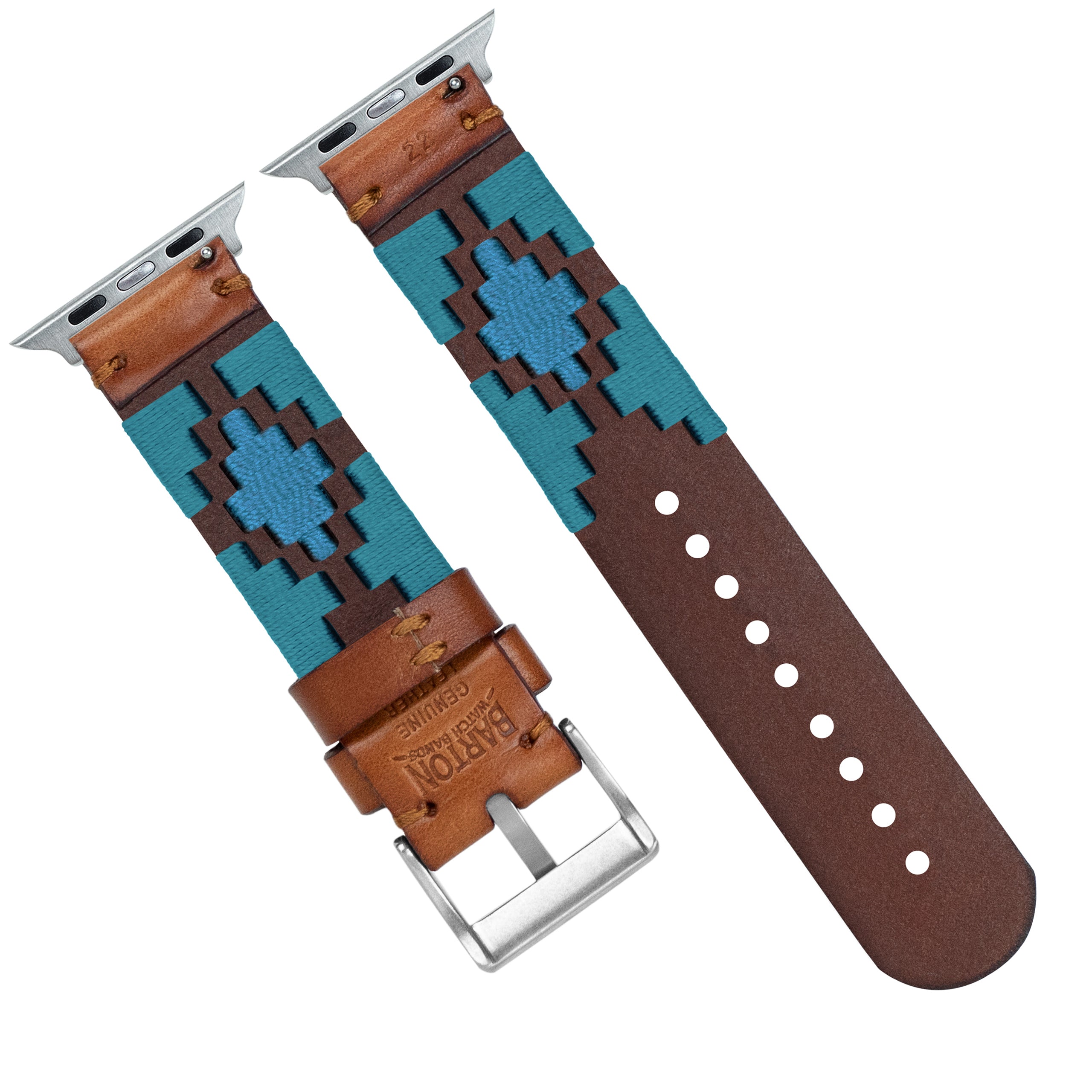 Apple Watch | Gaucho | Turquoise & Sky Blue - Barton Watch Bands
