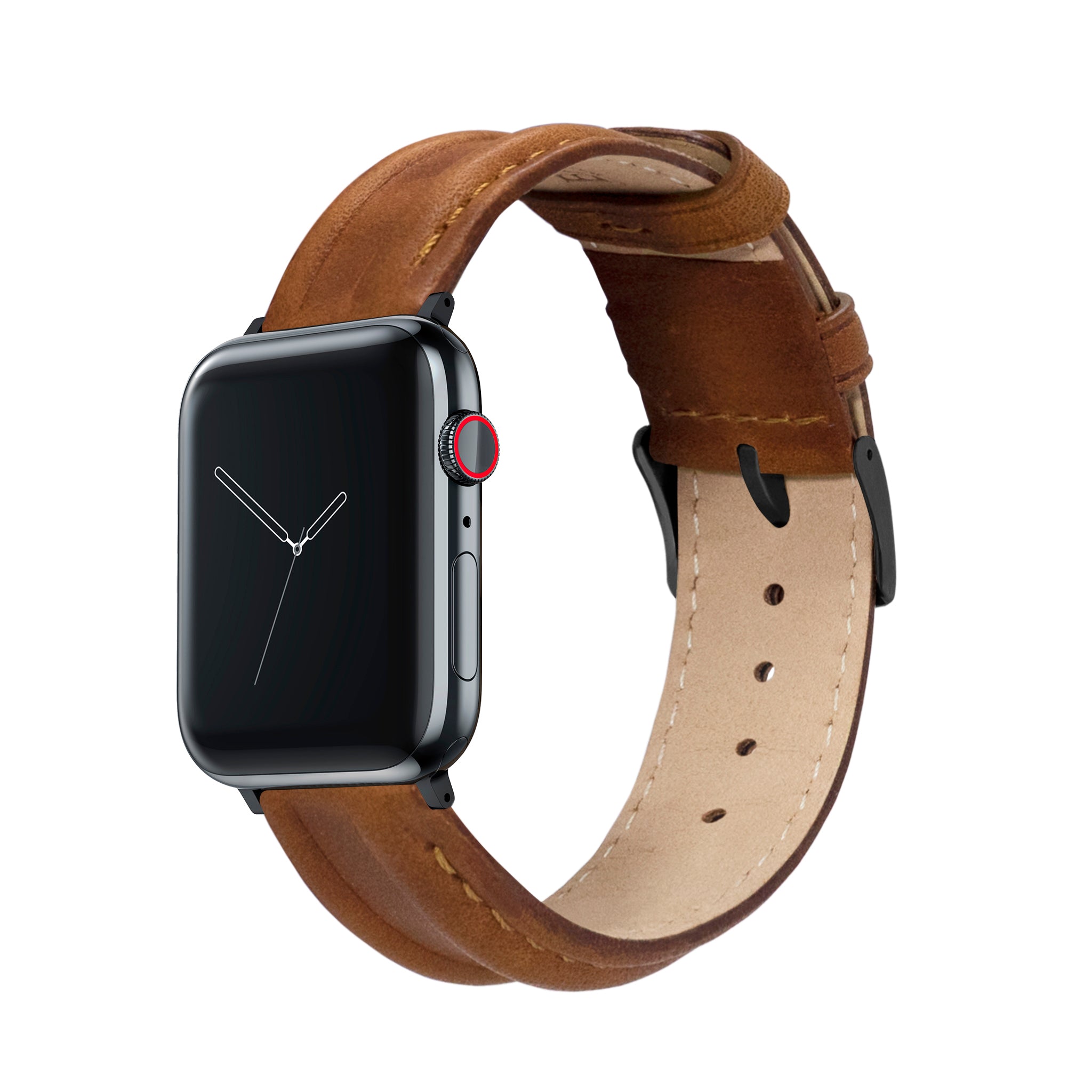 Apple Watch Caramel Brown Classic Horween® Leather Watch Band