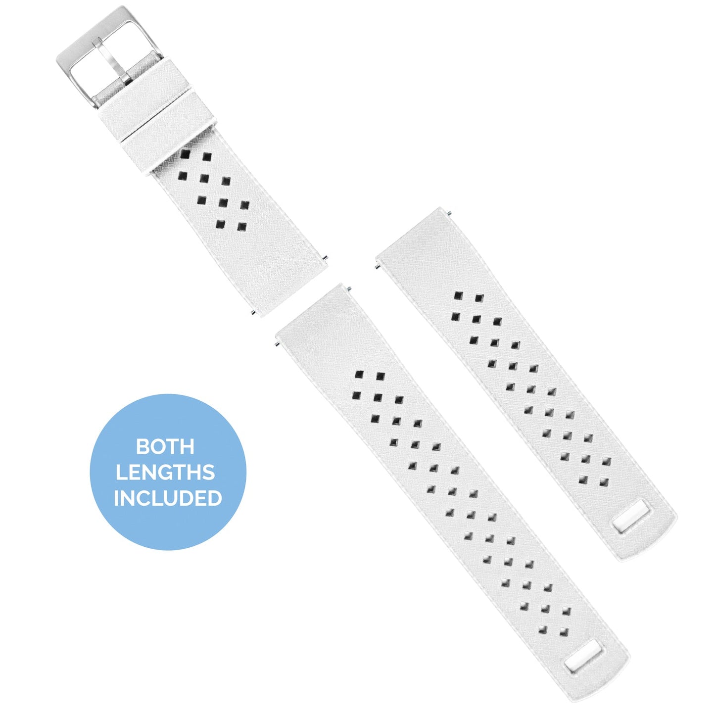 MOONSWATCH Bip | Tropical-Style | White - Barton Watch Bands