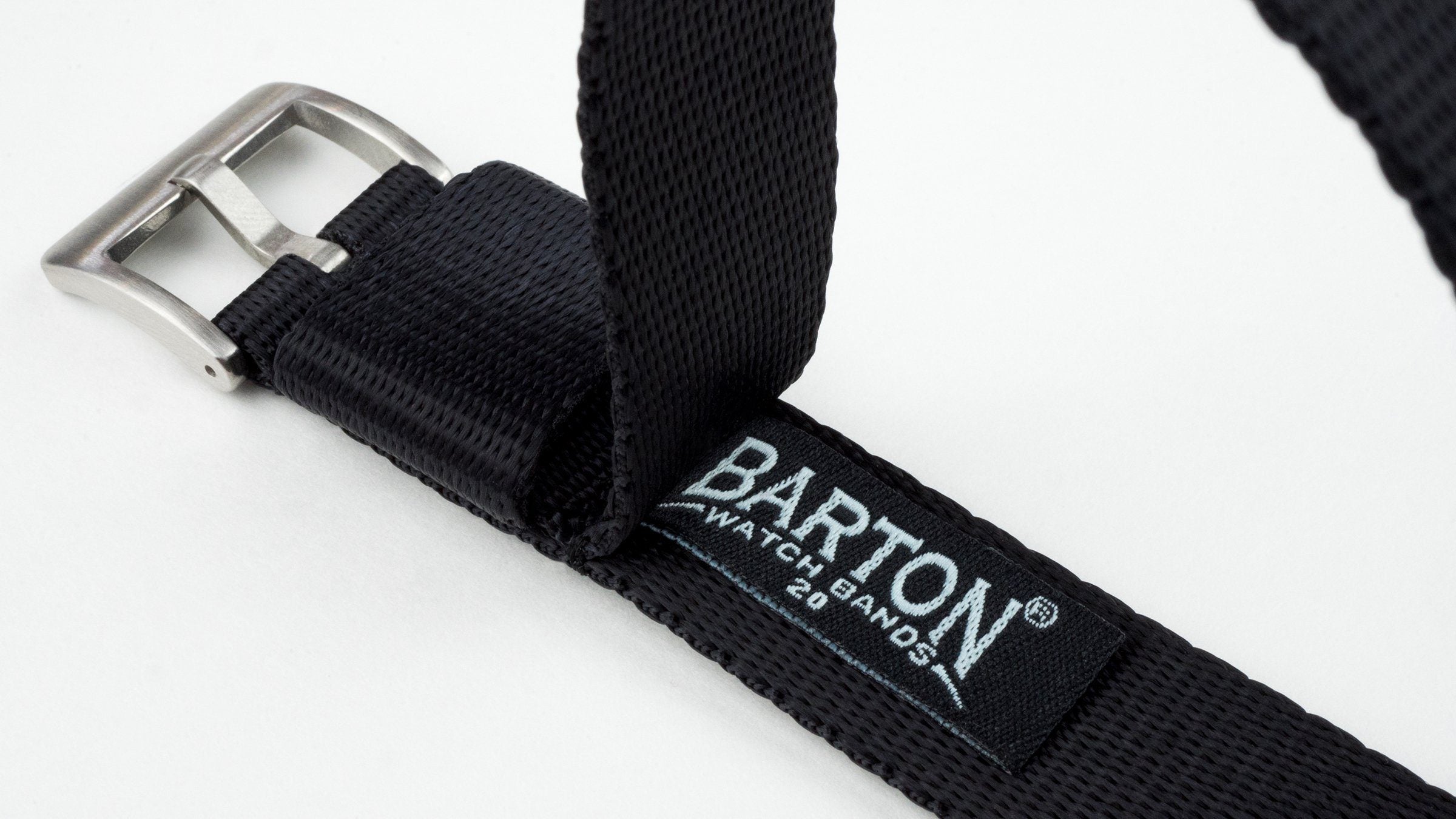 Black | Elite Nylon NATO® style - Barton Watch Bands