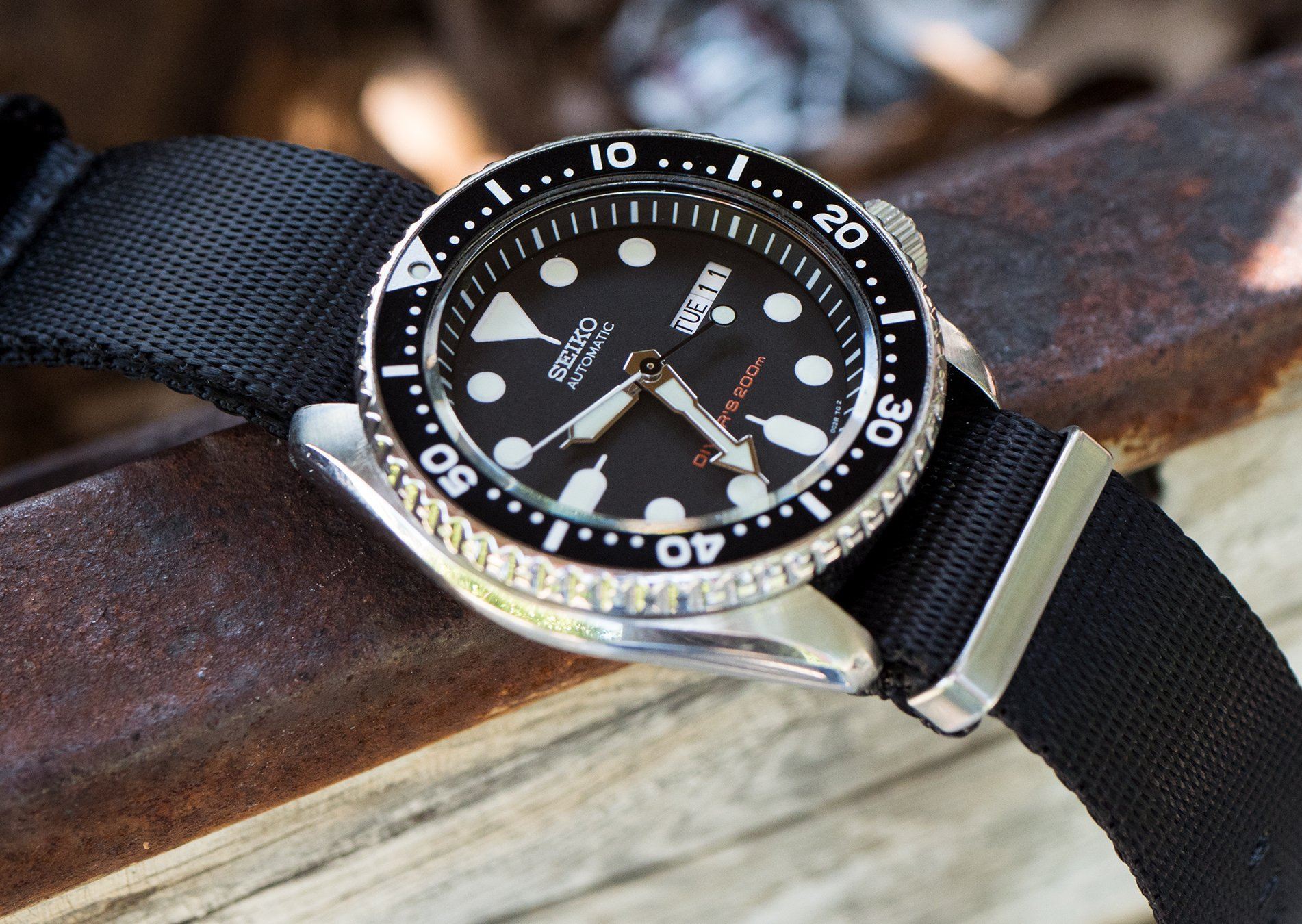 Black | Elite Nylon NATO® style - Barton Watch Bands