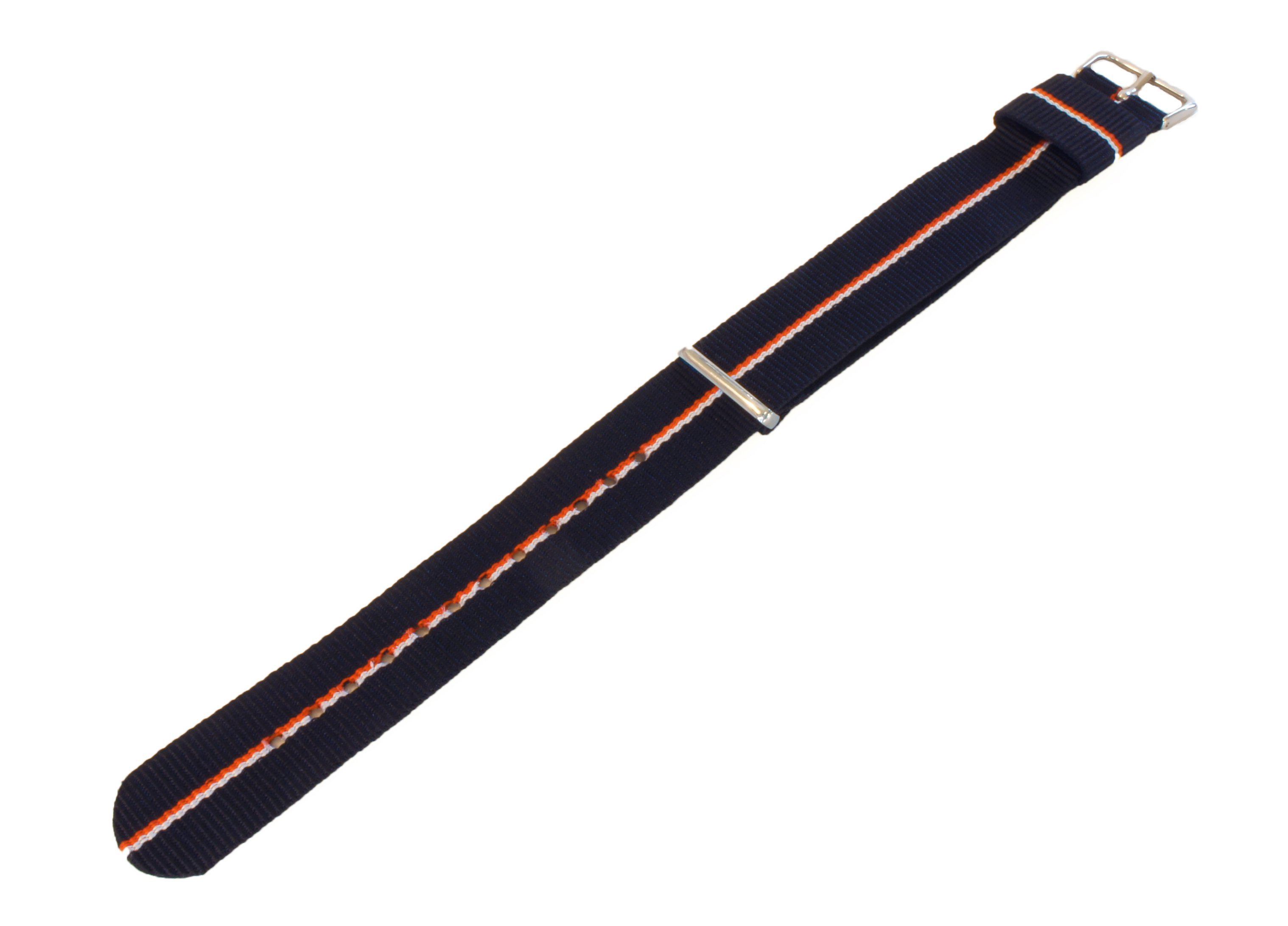 Navy, Pumpkin & Ivory | Nylon NATO® style - Barton Watch Bands