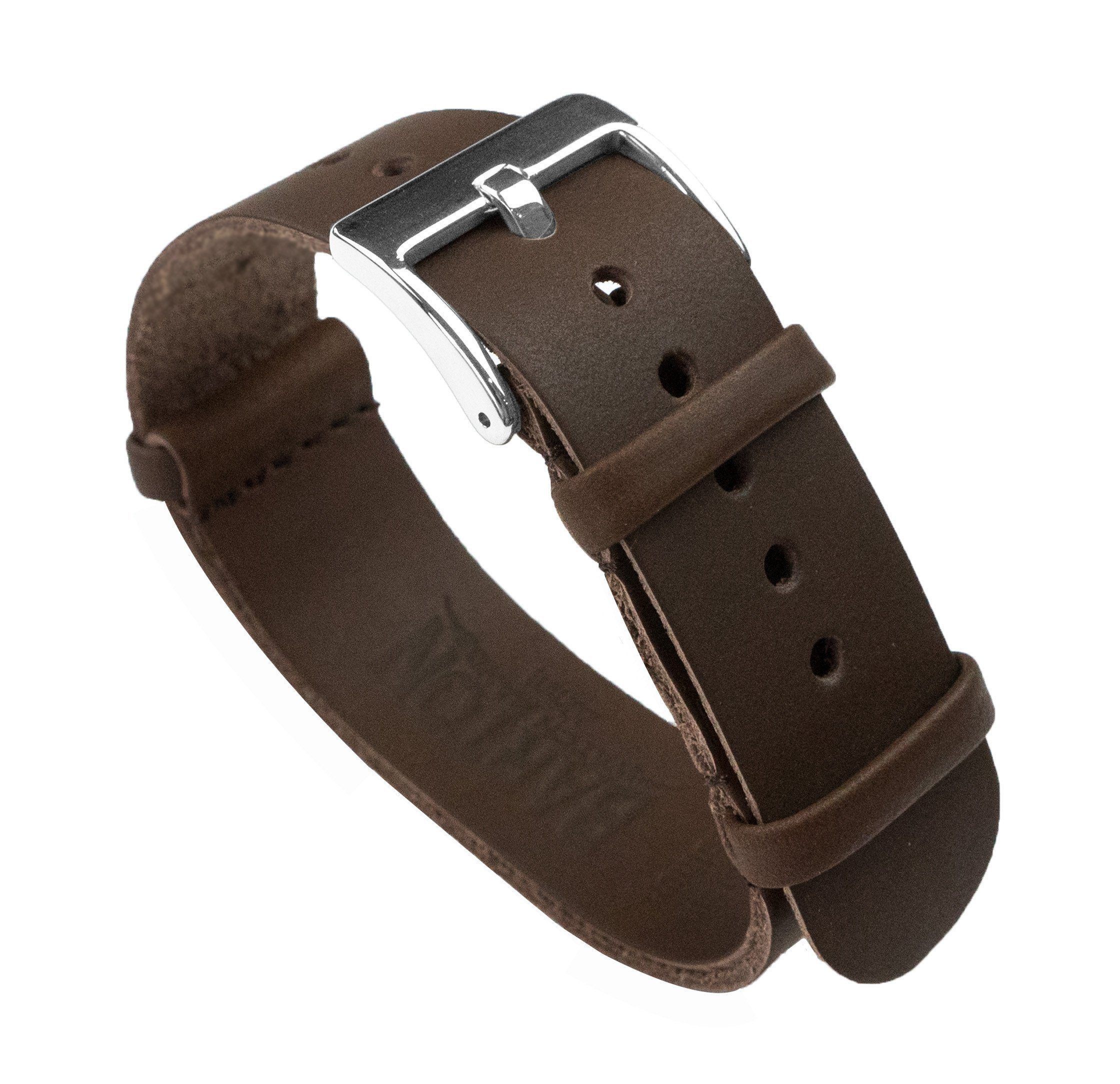 Saddle Brown | Leather NATO¨ style - Barton Watch Bands