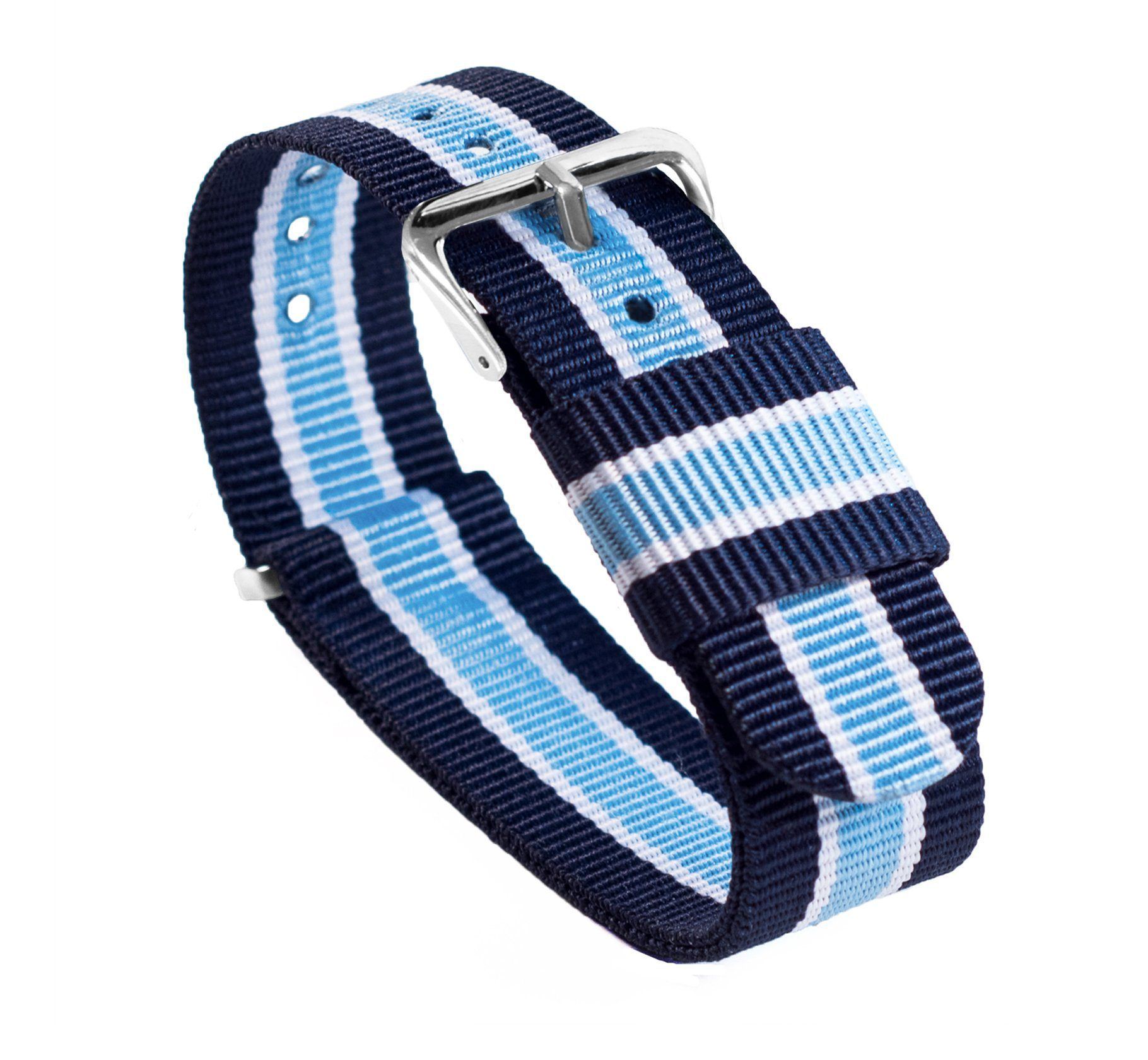 Well Aware | Navy, Sky & Ivory | Nylon NATO¨ style - Barton Watch Bands