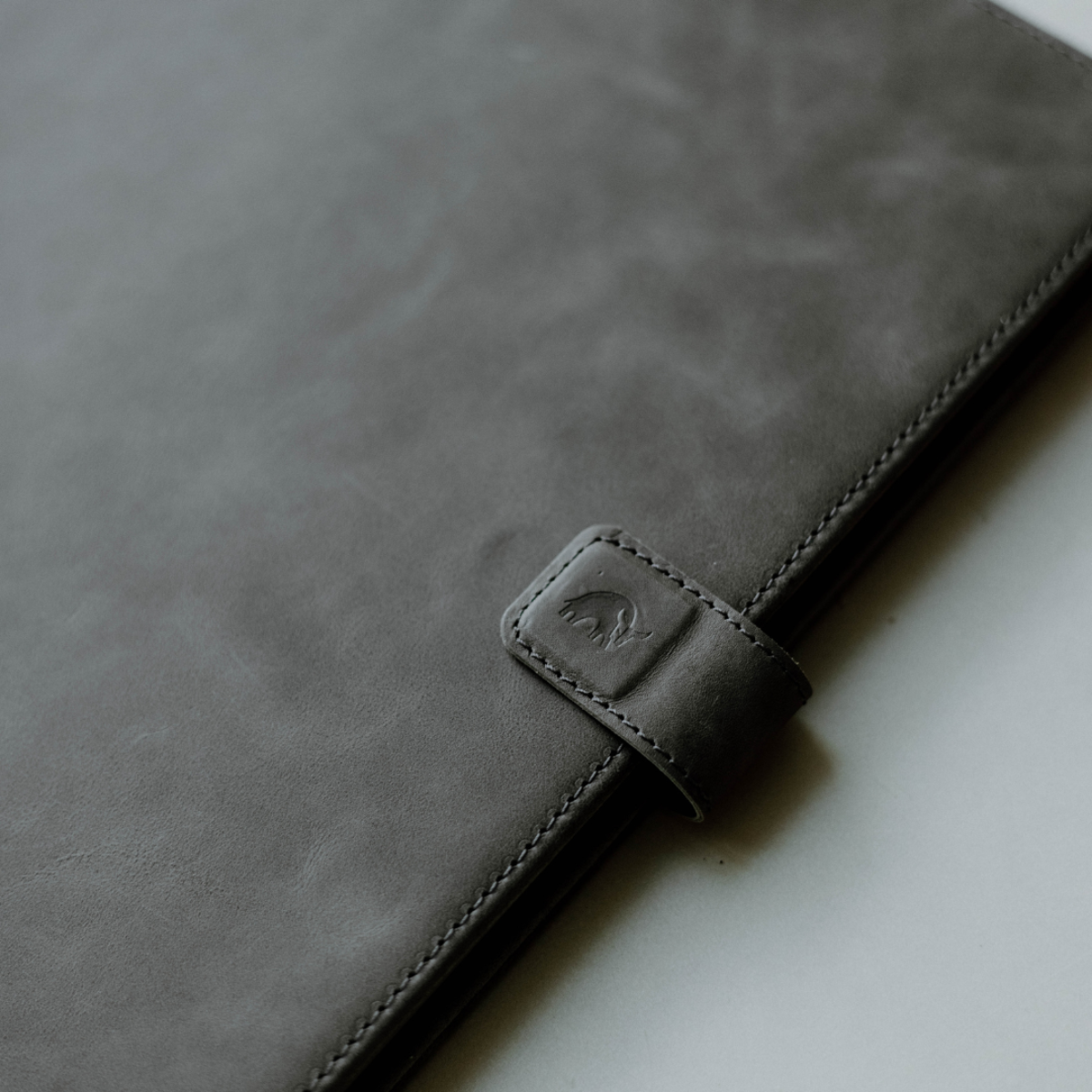 Leather iPad Case - Slate