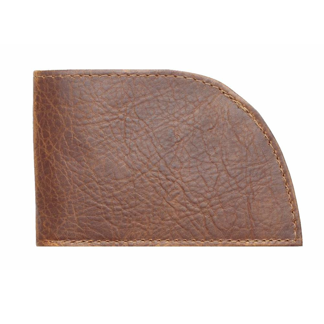Nantucket Bison Leather Front Pocket Wallet
