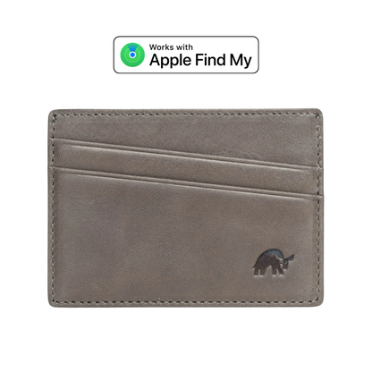 Leather Nav Card Holder - SLATE