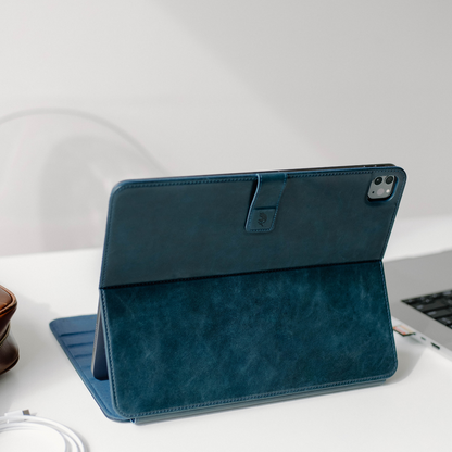 Leather iPad Case - Ocean