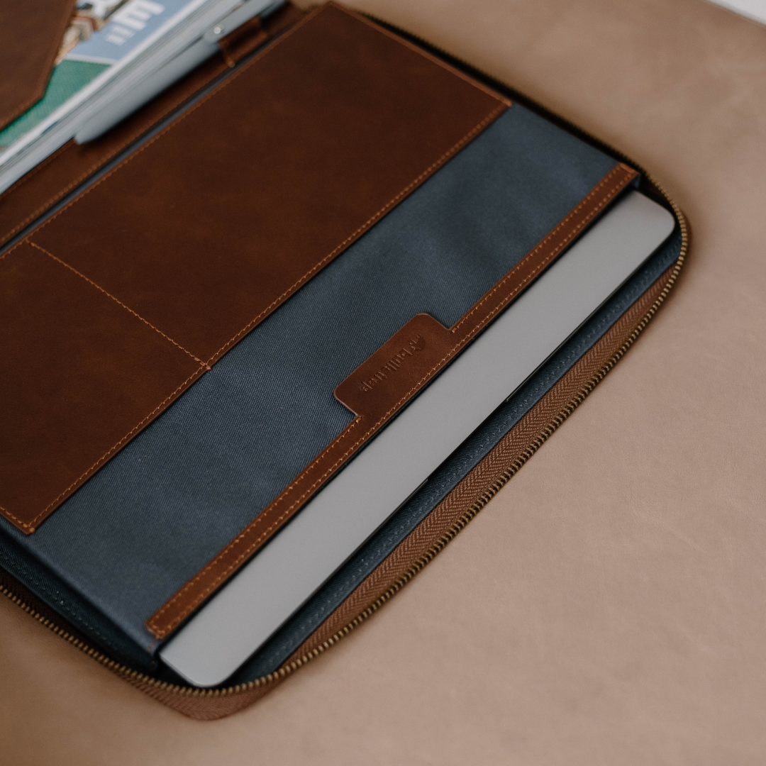 Leather MacBook Sleeve - Terra