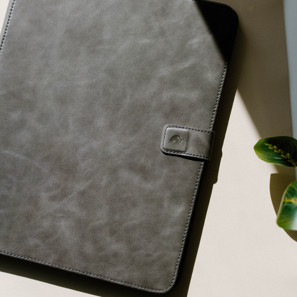 Leather iPad Case - Slate