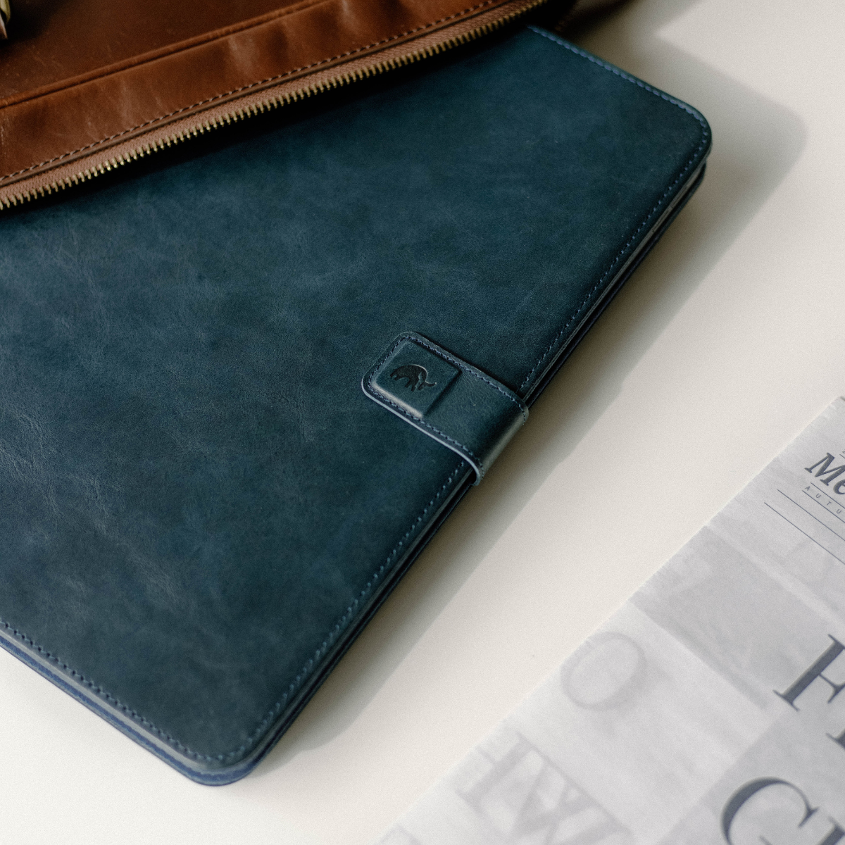 Leather iPad Case - Ocean