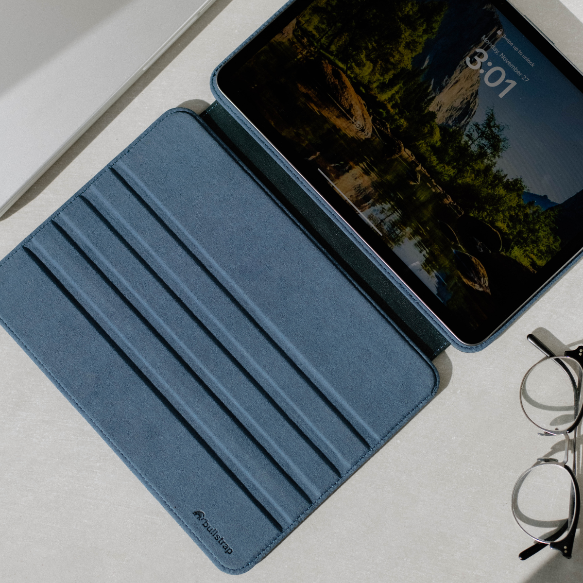 Leather iPad Case - Ocean