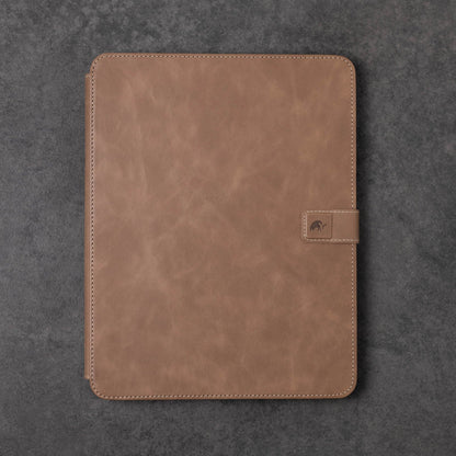 Leather iPad Case - Dune