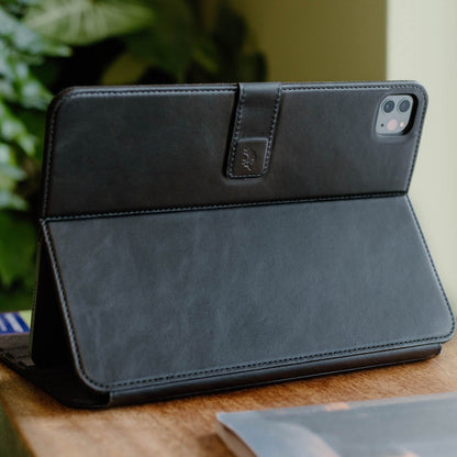 Leather iPad Case - Black