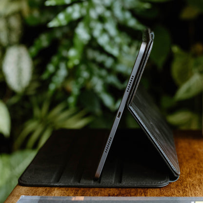 Leather iPad Case - Black