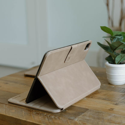 Leather iPad Case - Dune