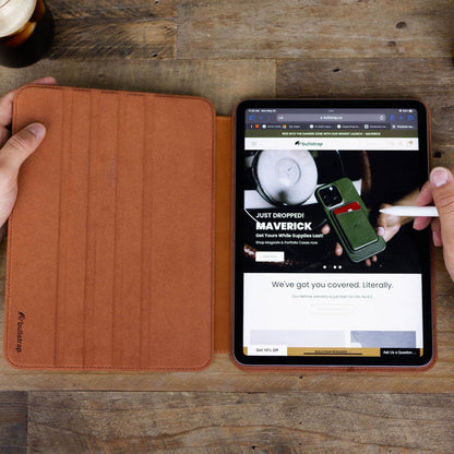 Leather iPad Case - Sienna