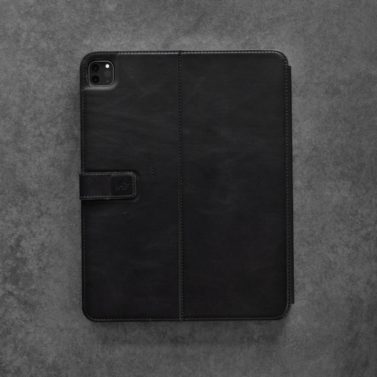 Leather iPad Case - Black