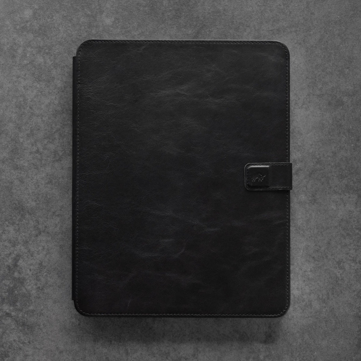 Leather iPad Case - Black