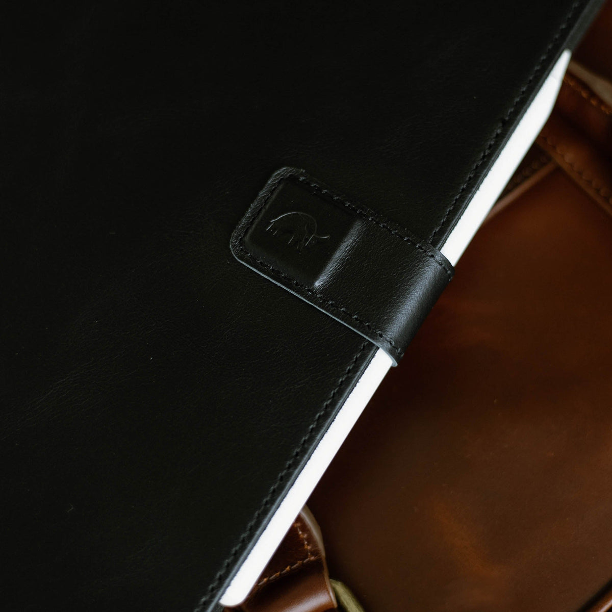 Leather iPad Case - Black