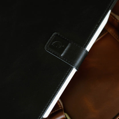 Leather iPad Case - Black