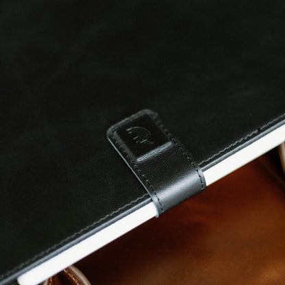 Leather iPad Case - Black