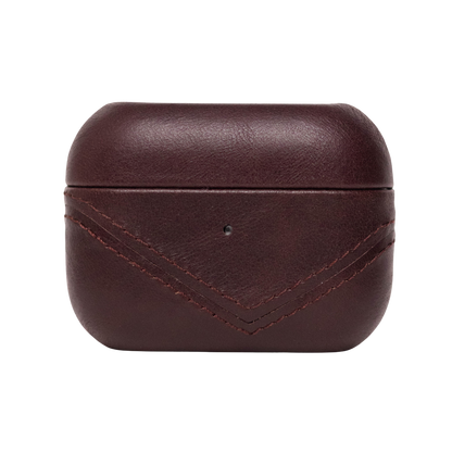 FINAL SALE Leather AirPods Cases - BOURBON