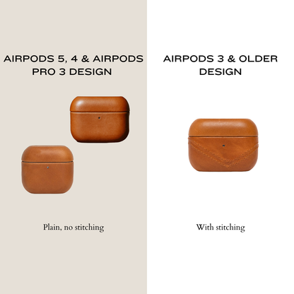 Leather AirPods Cases - SIENNA