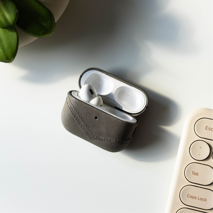 Leather AirPods Cases - SLATE