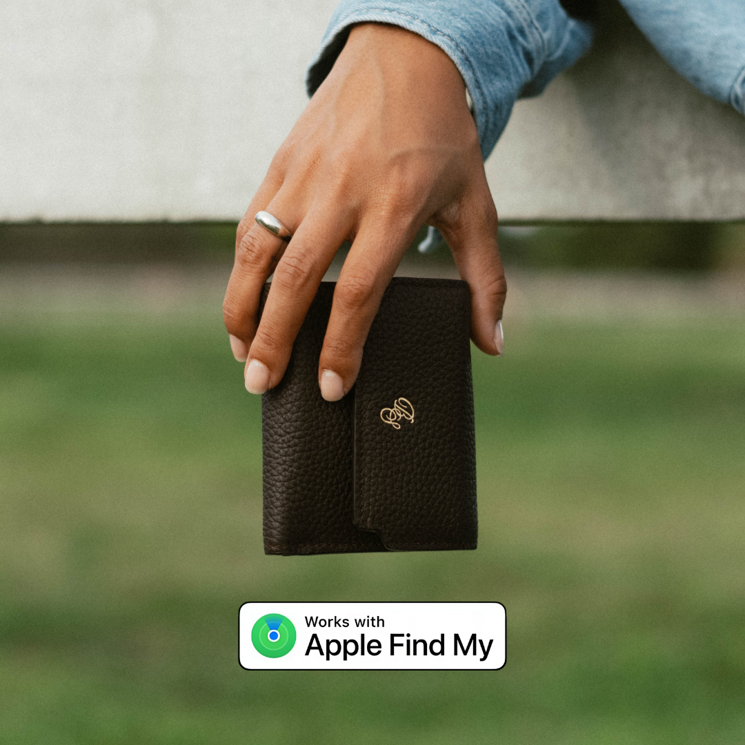 The Haven Trackable Wallet  - Cocoa/Desert Bloom