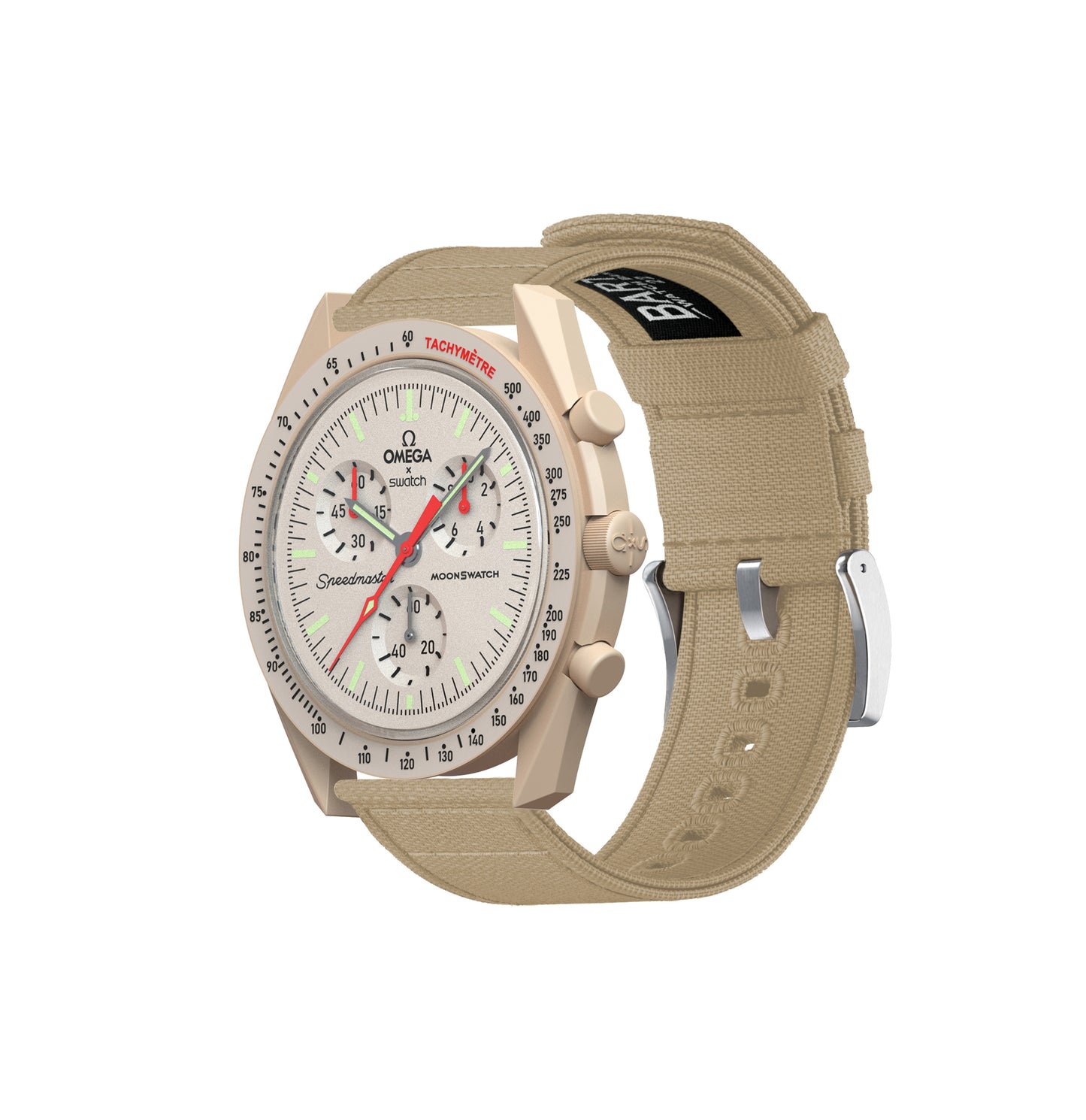 Omega Moonswatch Khaki Canvas Watch Band