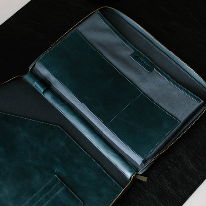 Leather MacBook Sleeve - Ocean