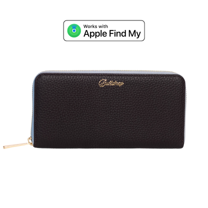 The Dolly Trackable Wallet  - Cocoa/Bluebelle