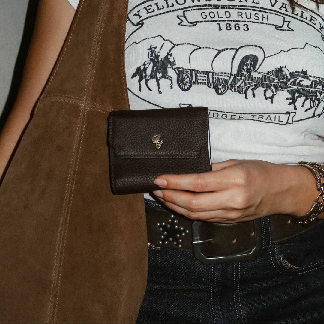 The Haven Trackable Wallet  - Cocoa/Desert Bloom