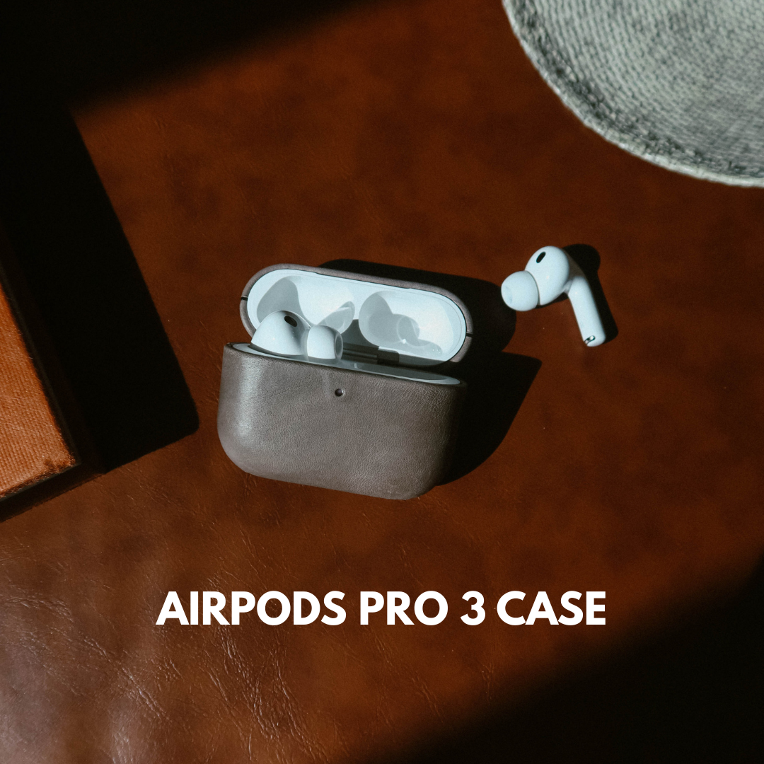 Leather AirPods Cases - SLATE