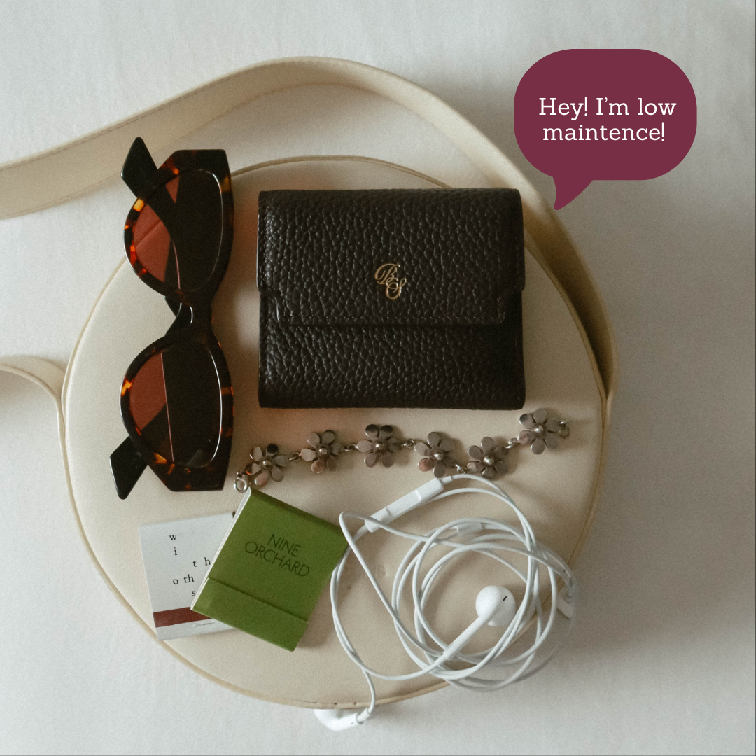 The Haven Trackable Wallet  - Cocoa/Bluebelle