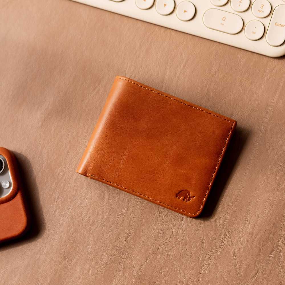 SIENNA - Leather Nav Bifold Wallet