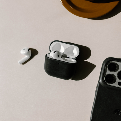 Leather Airpods Cases - BLACK EDITION