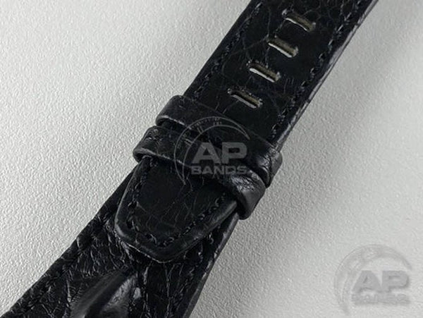 AP Bands Hornback Crocodile Leather Black for Audemars Piguet Royal Oa ...